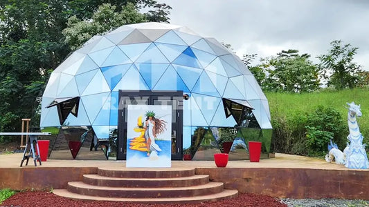 10m glass dome tent