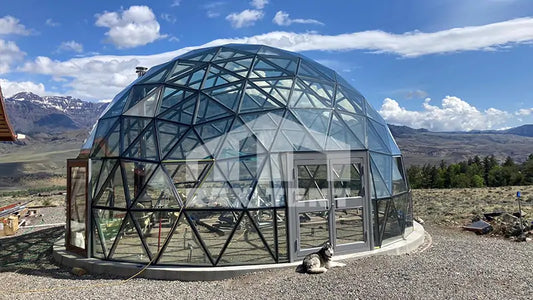 10m geodesic glass dome