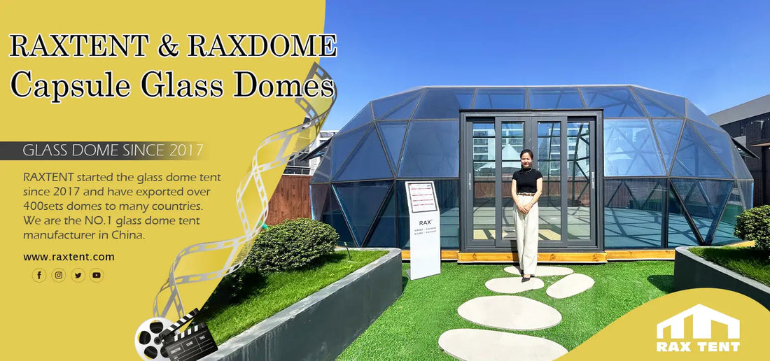 capsule glass dome house