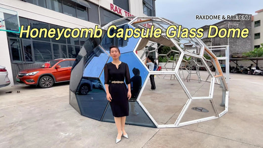 honeycomb capsule glass dome