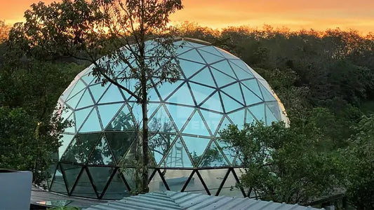 10m glass dome house