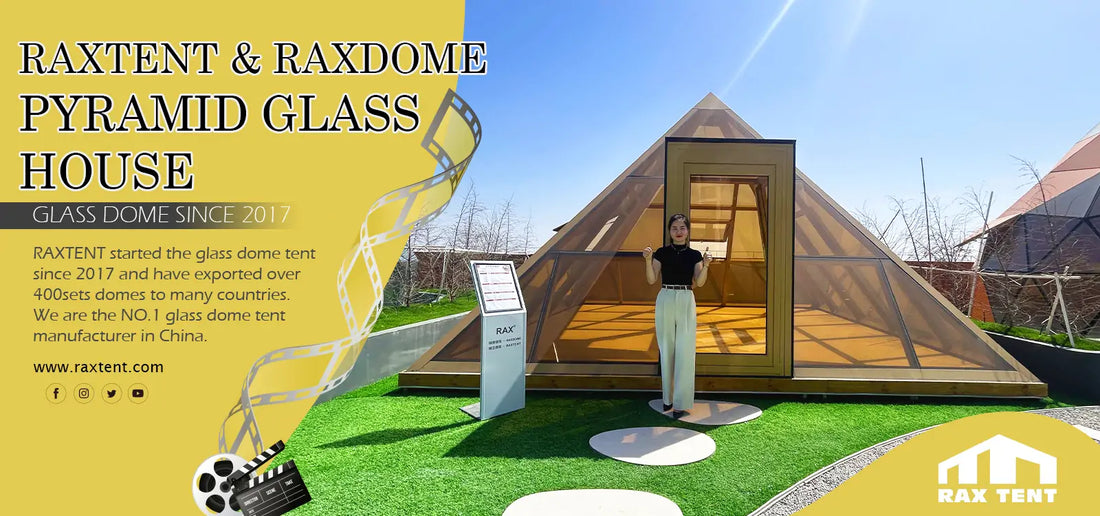 pyramid glass house