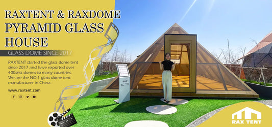 pyramid glass house