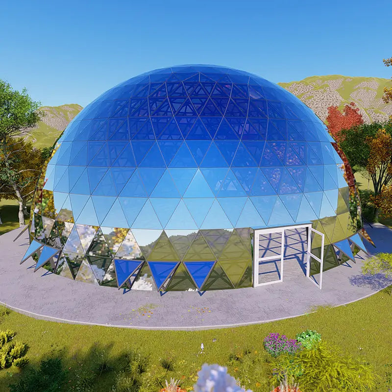geodesic glass dome