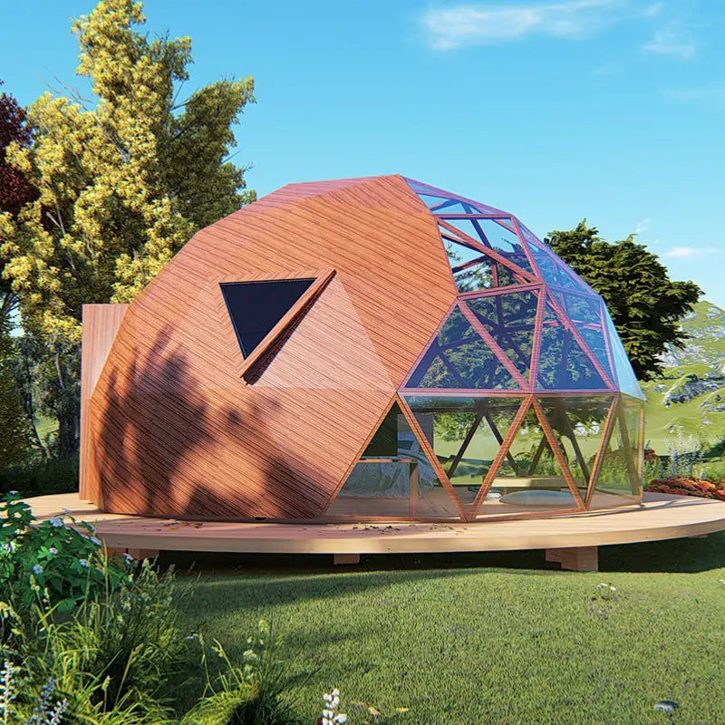 Wooden Glass Dome