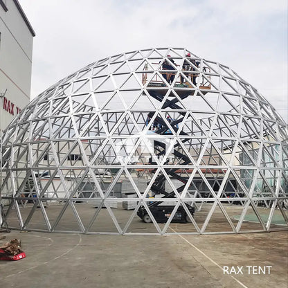 glass dome house with aluminum alloy frame