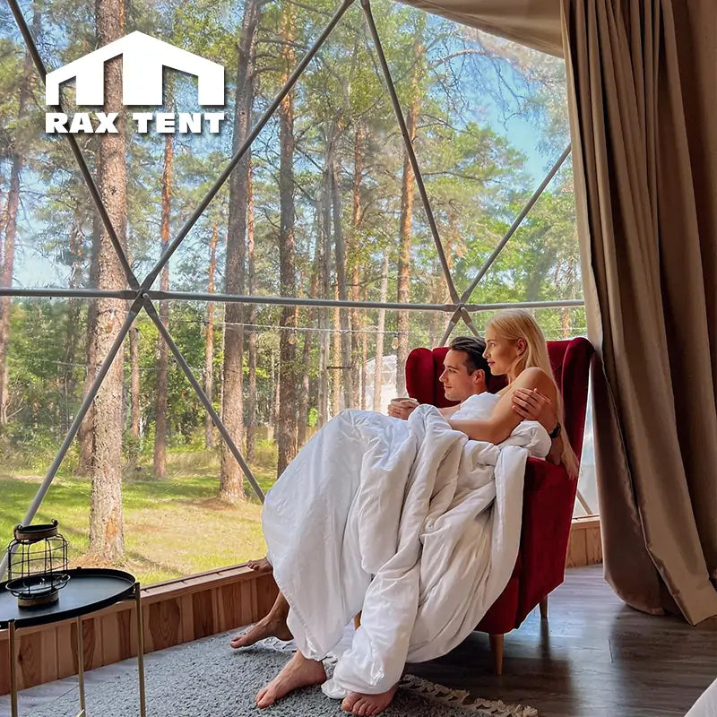 6M Dome Tent House for Luxury Glamping Airbnb Hotel for Four Seasons