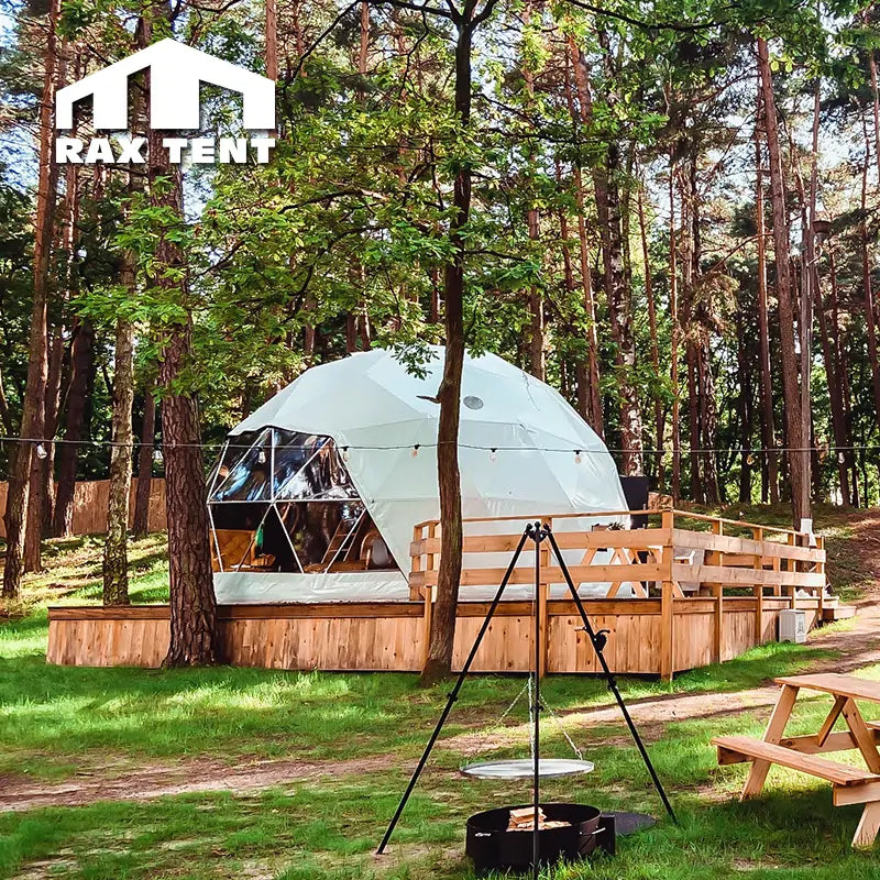 6M Dome Tent House for Luxury Glamping Airbnb Hotel for Four Seasons