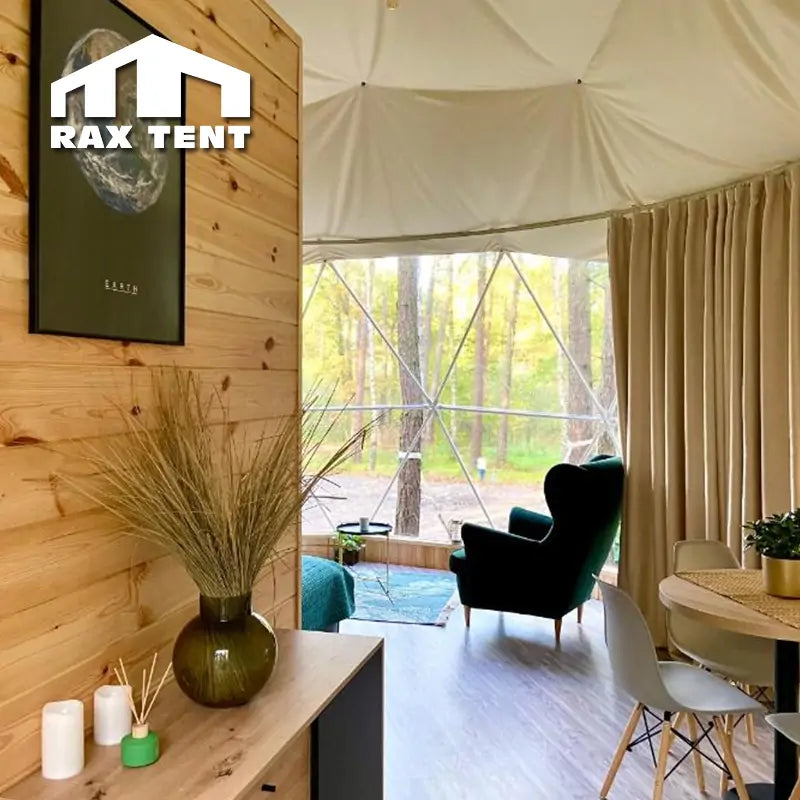 6M Dome Tent House for Luxury Glamping Airbnb Hotel for Four Seasons