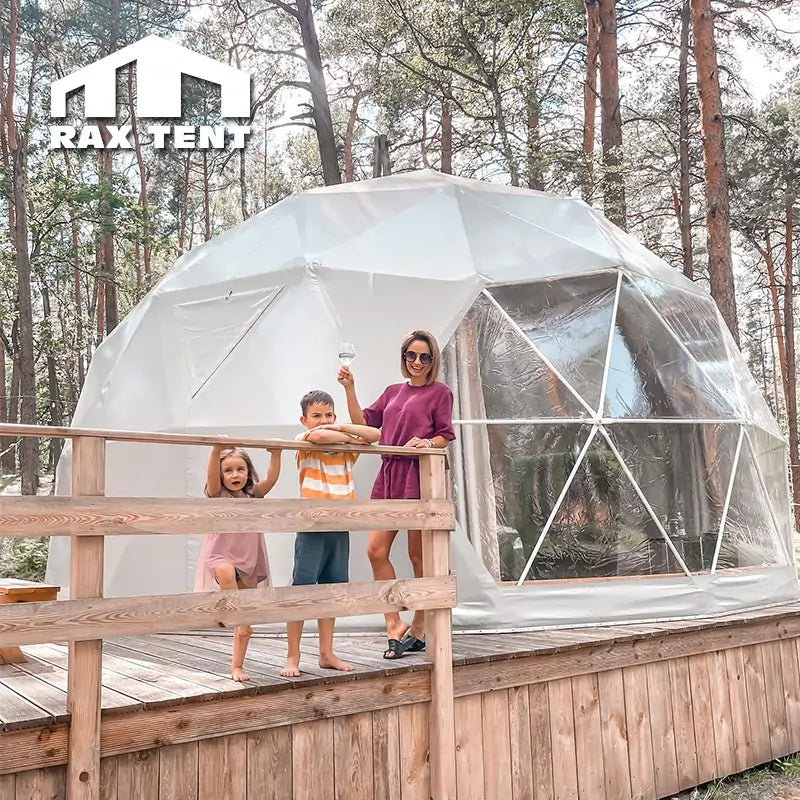 6M Dome Tent House for Luxury Glamping Airbnb Hotel for Four Seasons