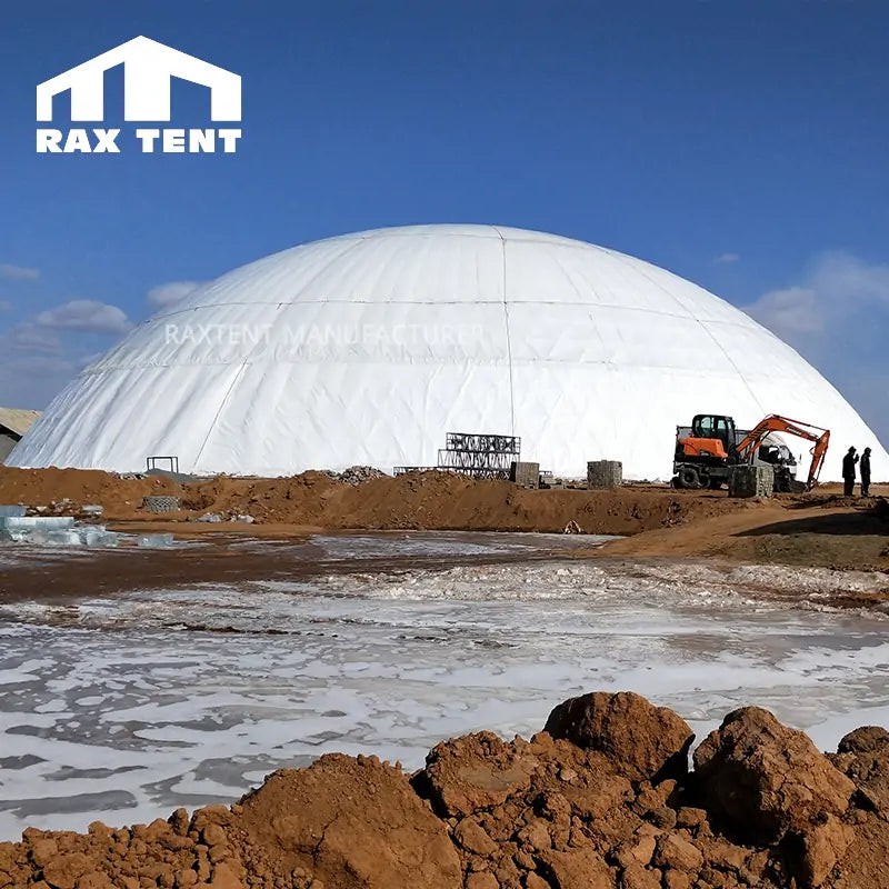 Exclusive 80m Big Geodesic Dome Tent for Event of 5000 Persons with Waterproof PVC Cover