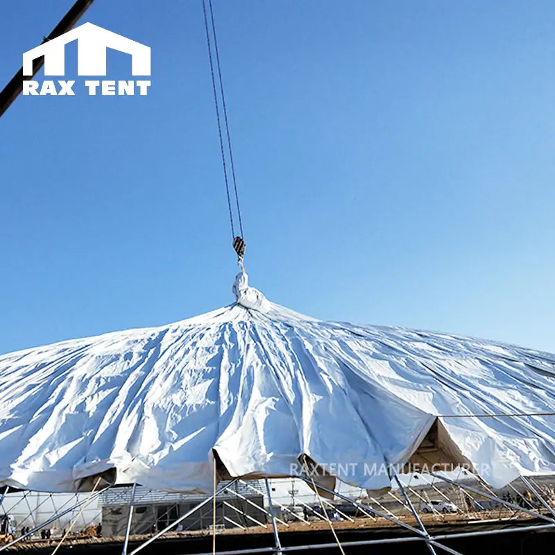 Exclusive 80m Big Geodesic Dome Tent for Event of 5000 Persons with Waterproof PVC Cover
