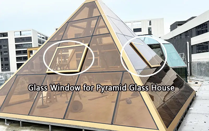 6M Pyramid Glass House for Retreat in Nomad’s Pad Resort in The USA