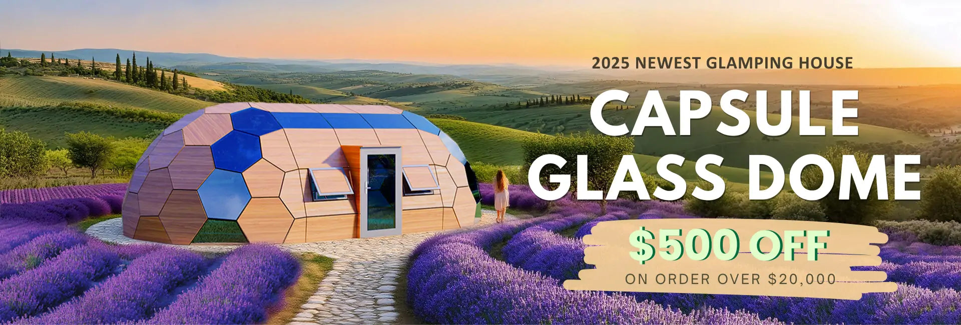 capsule glass dome tent glamping house