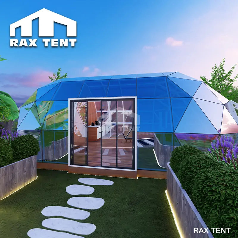customized glass dome house