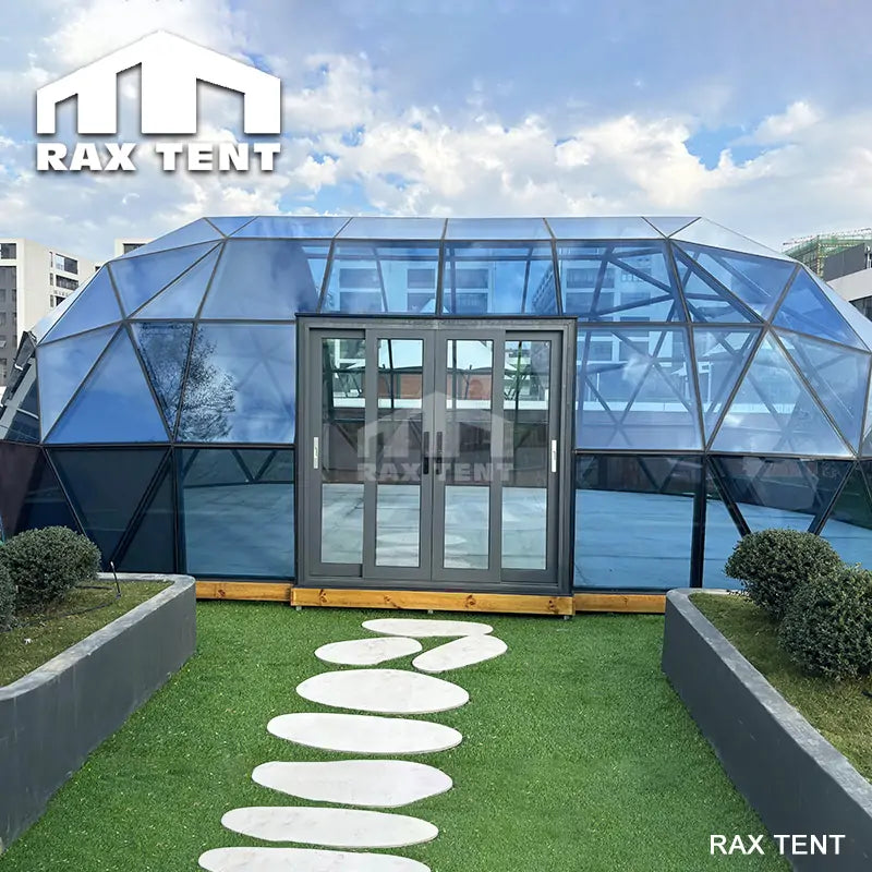 glamping capsule dome house