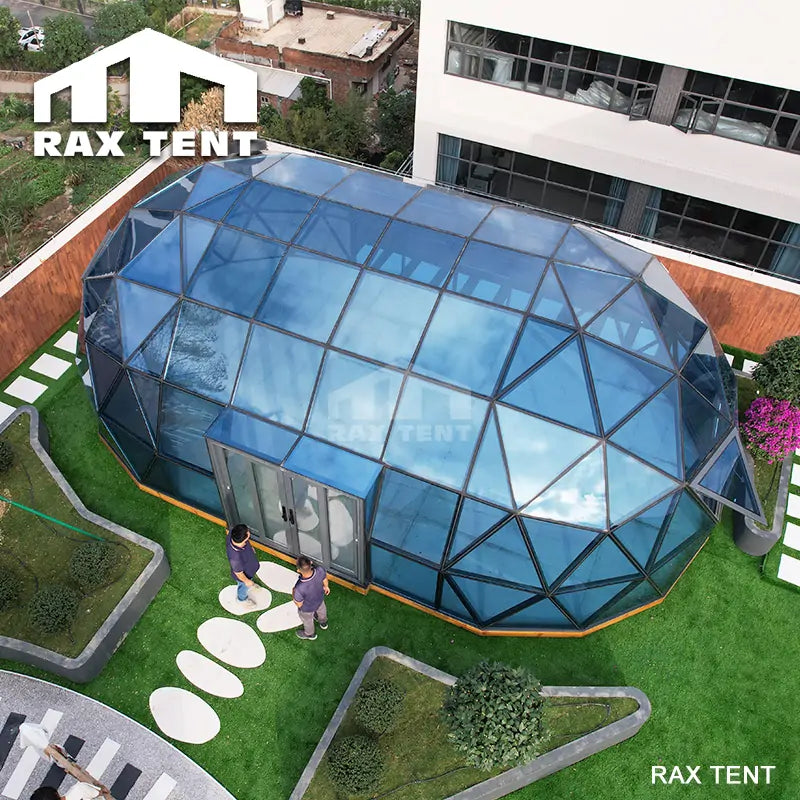 capsule glass dome tent