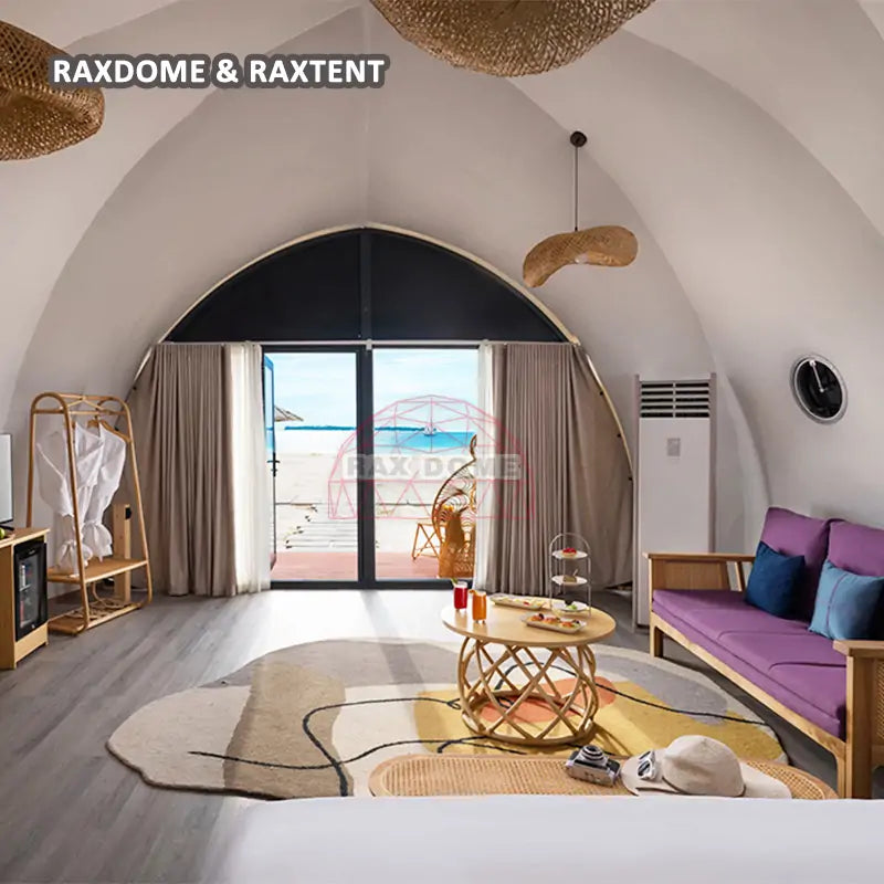 cocoon shape tent house for glamping hotel