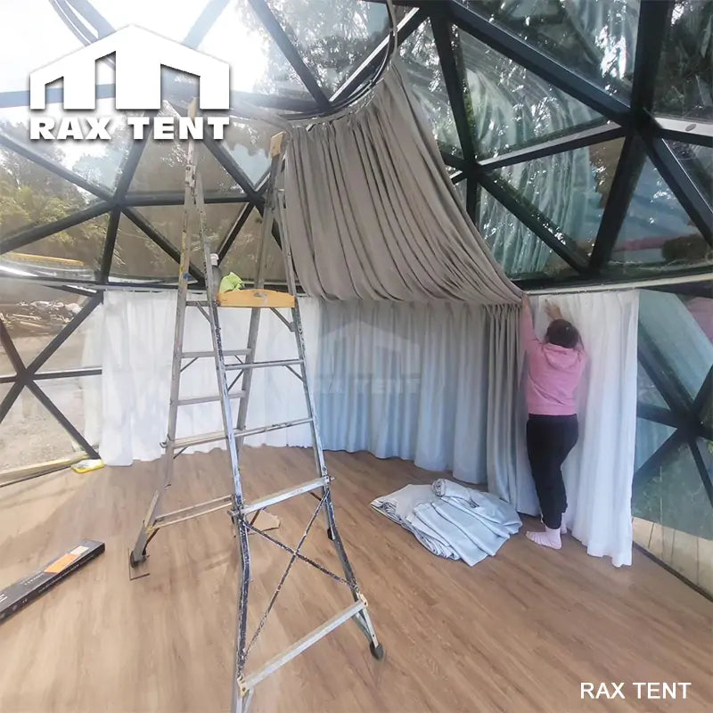 curtain installation