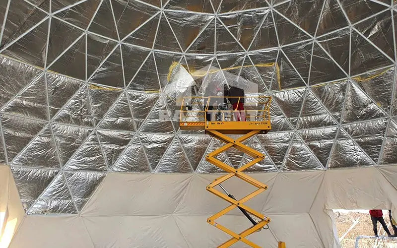 6M Dome Tent House for Luxury Glamping Airbnb Hotel for Four Seasons