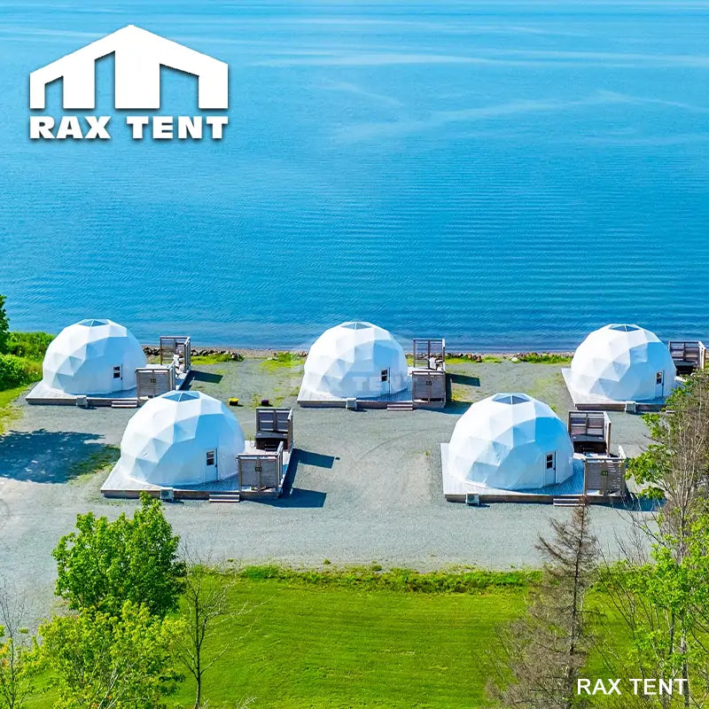 geodesic dome for glamping