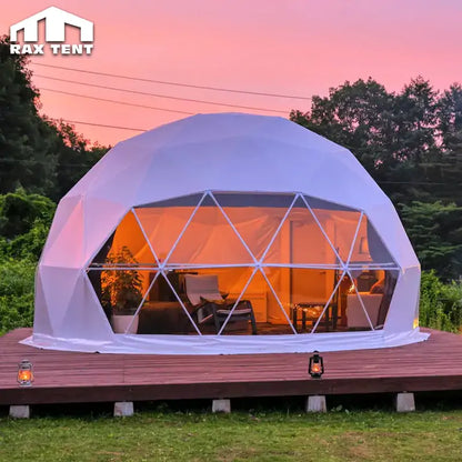 6m PVC geodesic dome tent