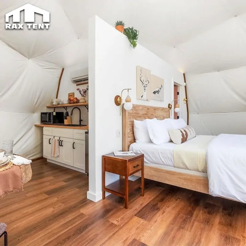 6m glamping hotel geodesic dome tent
