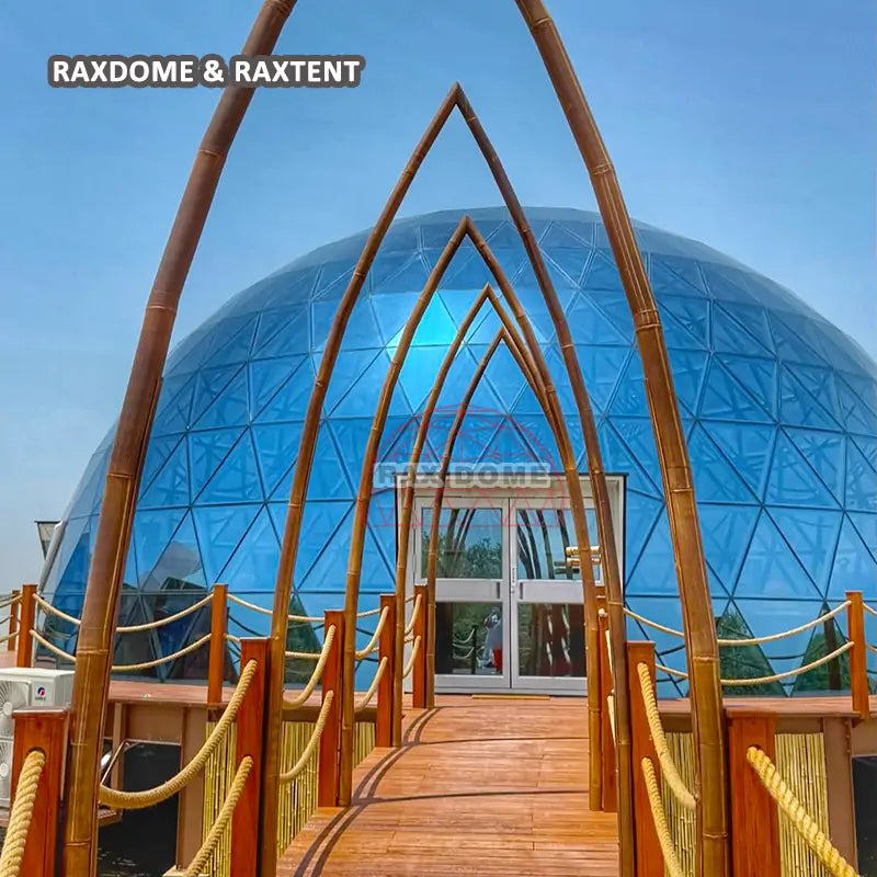 15m glass dome house