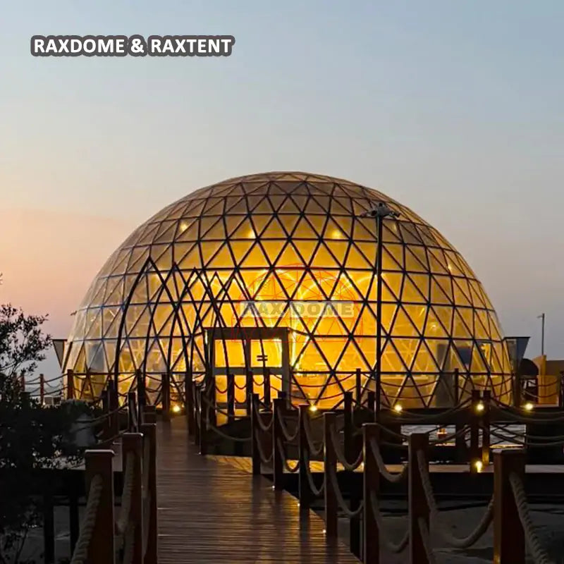 15m geodesic dome for restaurant
