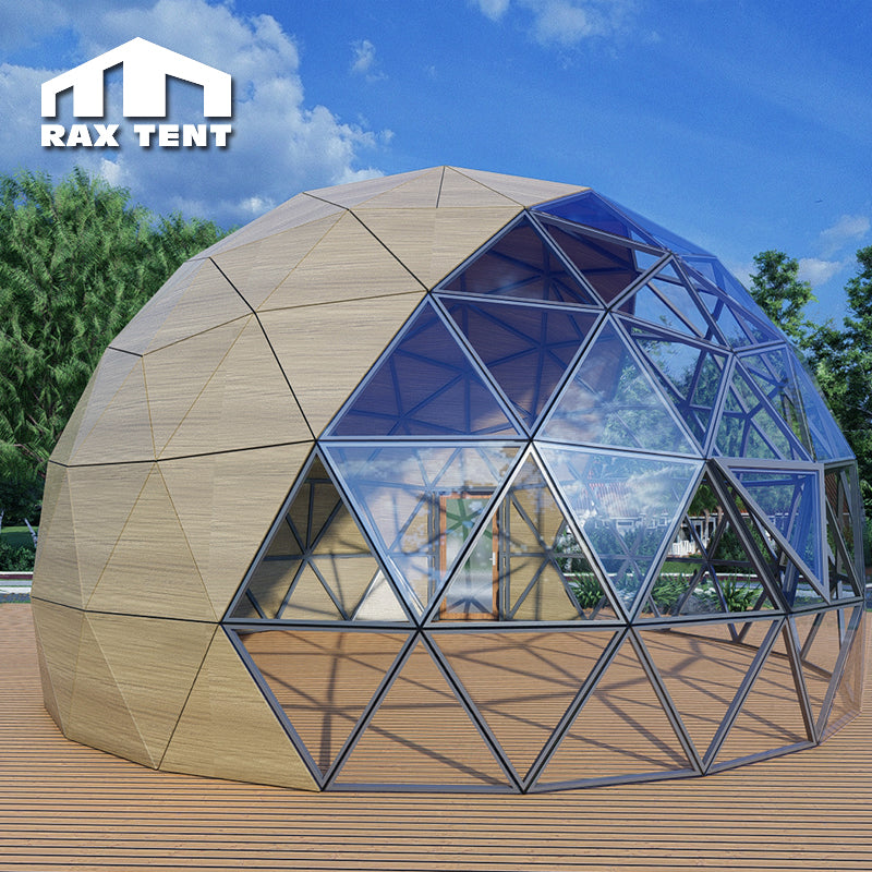 wooden glass domes for hotel