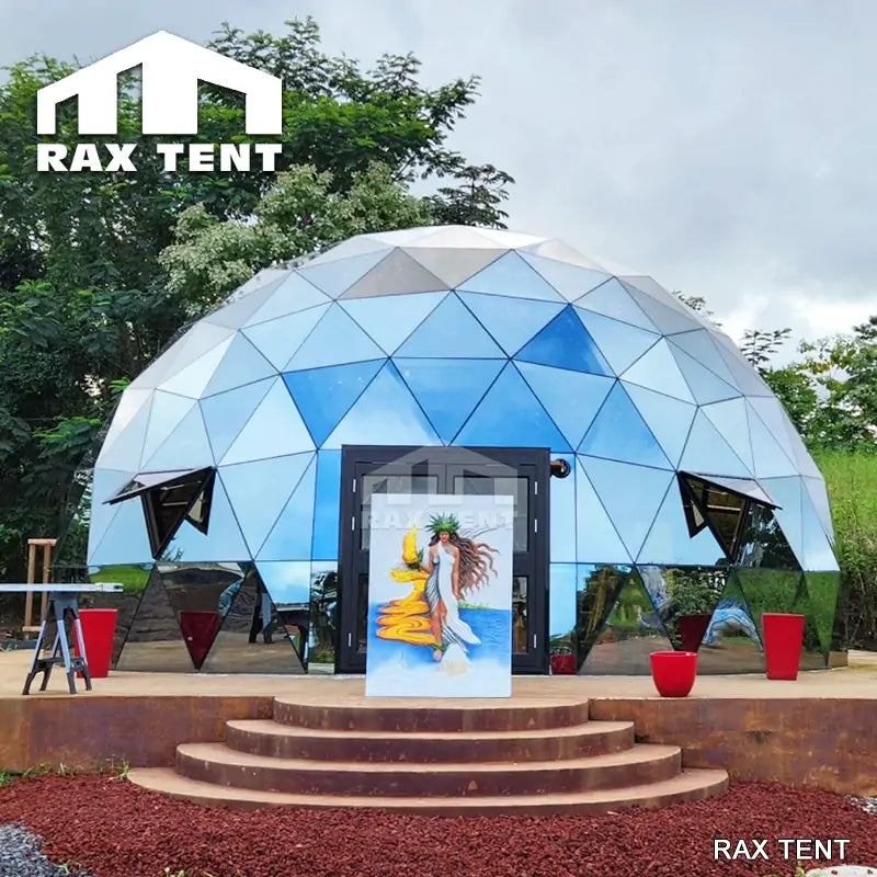 glass geodesic dome