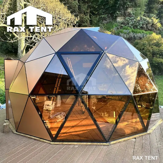 6m wooden glass dome
