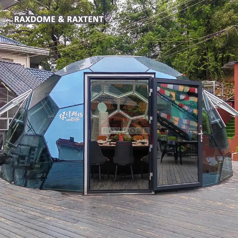 6m glass dome tent