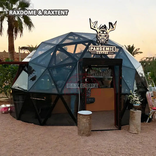 6m glass dome tent