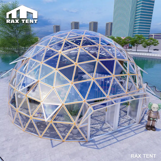 15m glass dome tent