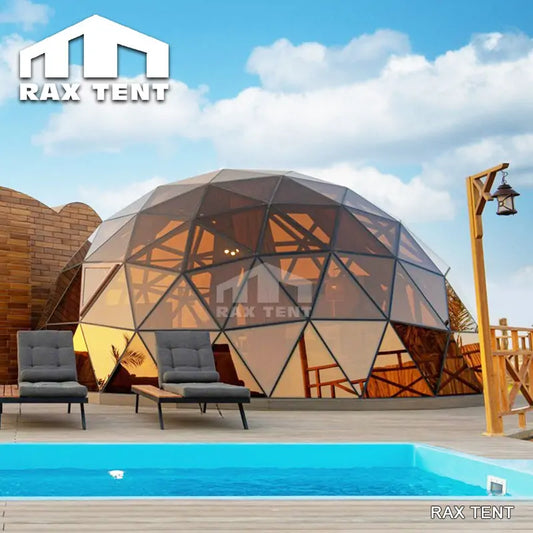 8m glamping dome stay