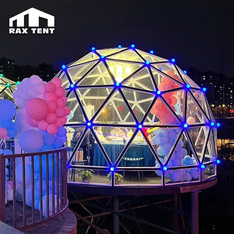 glass dome tent for restaurant