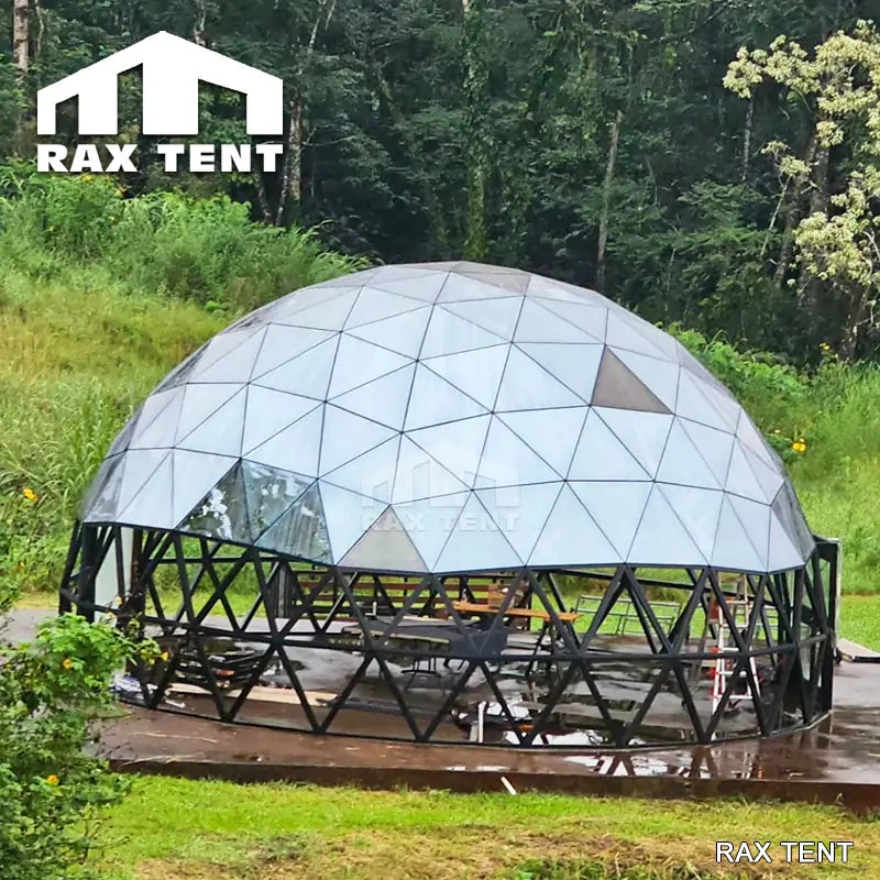 geodesic glass dome tent