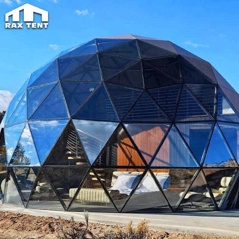 glass dome tent for glamping