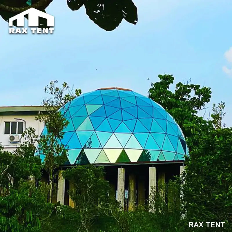 outdoor glass dome tent