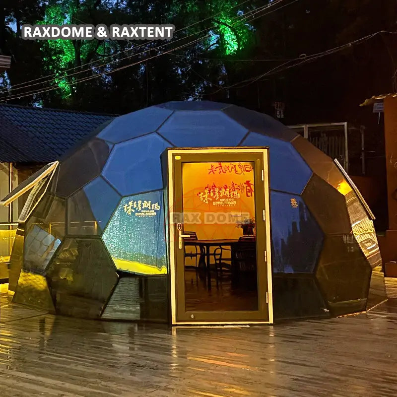 glass dome tent for coffee shop