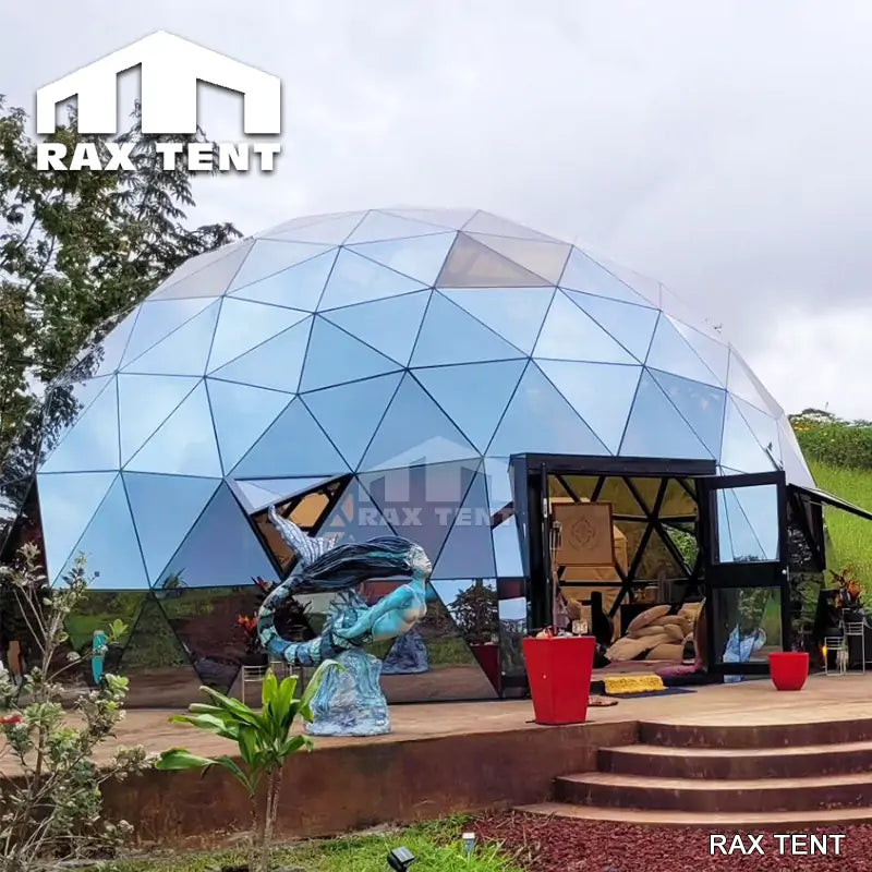 10m glass dome tent