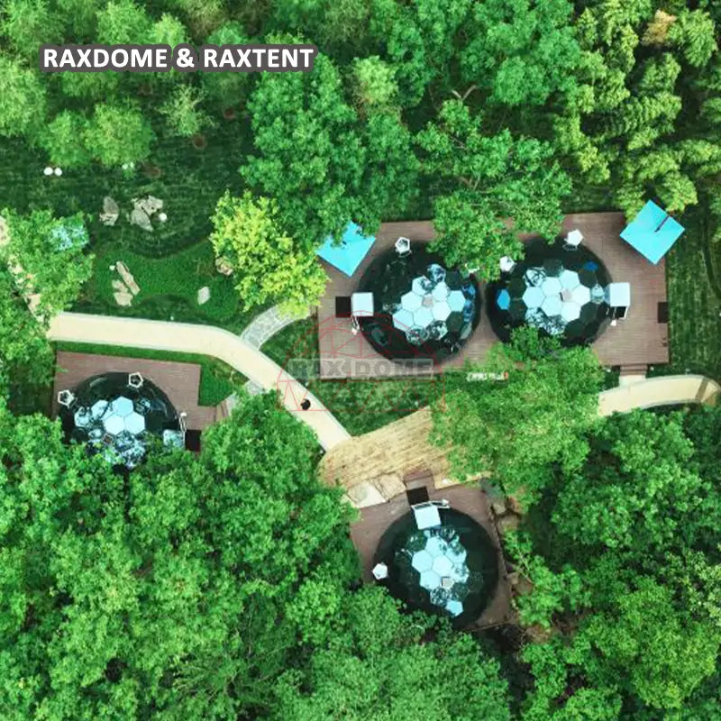 7m honeycomb dome glamping resort