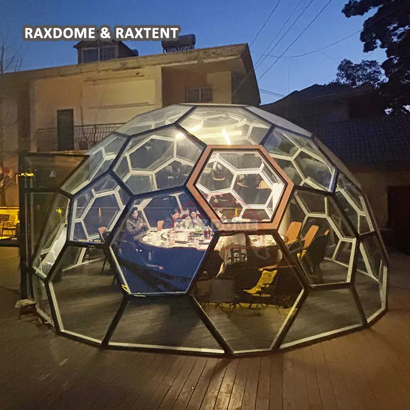 6m glass dome for restaurant