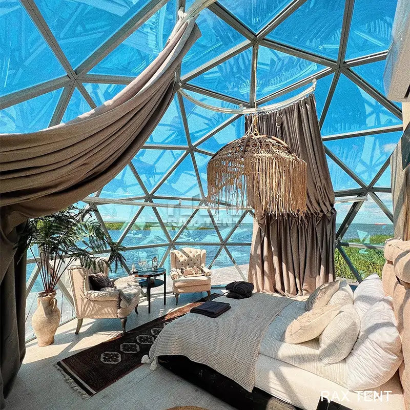 glass dome tent for glamping