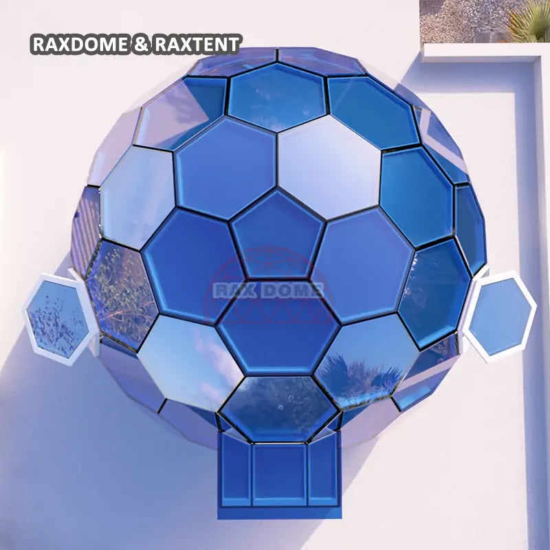 RAXDOME 5M Glass Geodesic Dome Tent for Glamping Retreat Suite