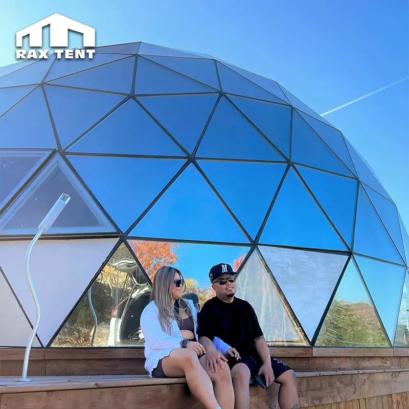 glamping resort hotel dome house