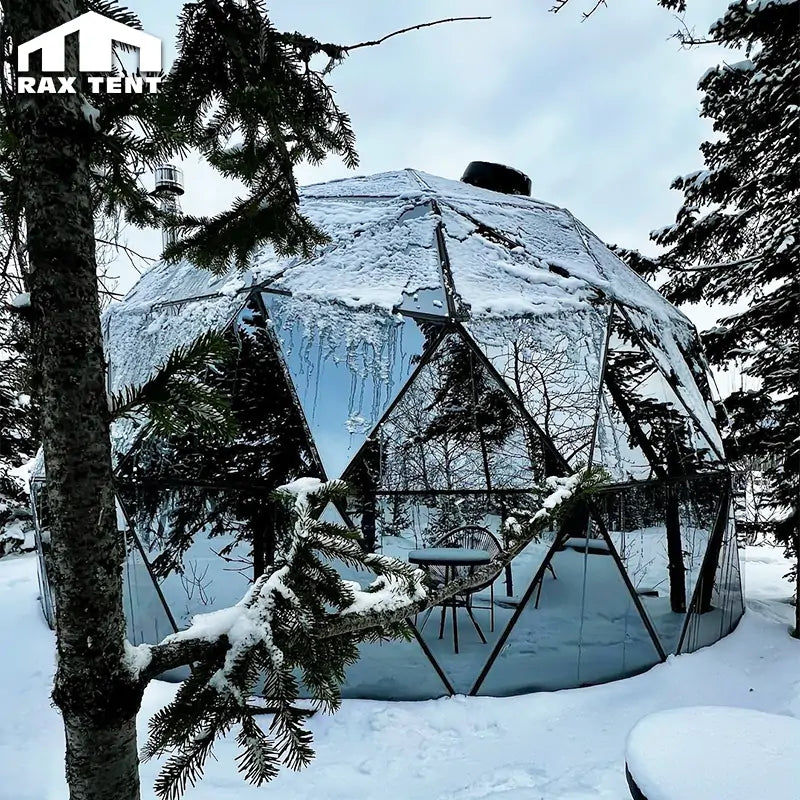 6m glass dome hotel house