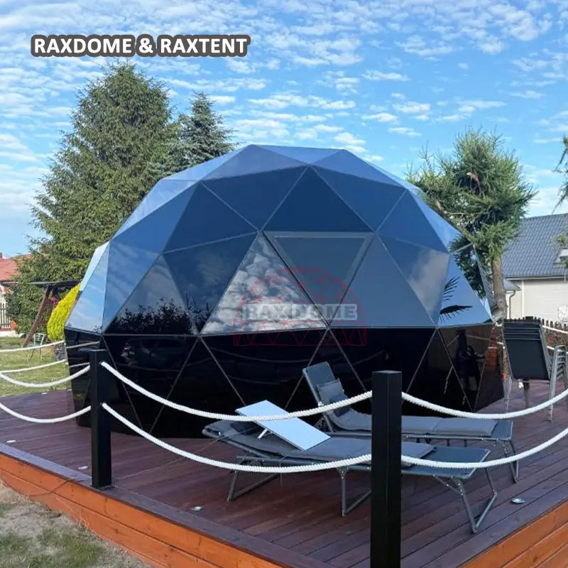 6m glass dome tent for glamping hotel in germany