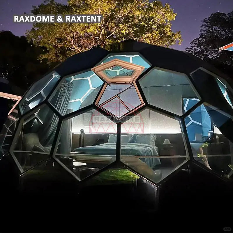 7m glamping glass dome house